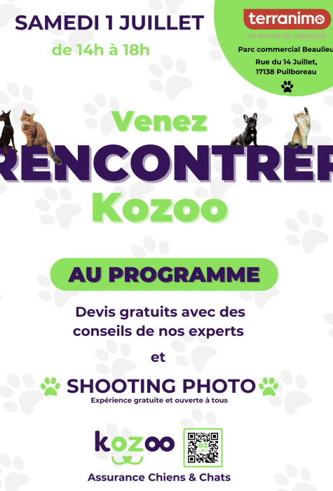 Animation kozoo au magasin Terranimo puilboreau