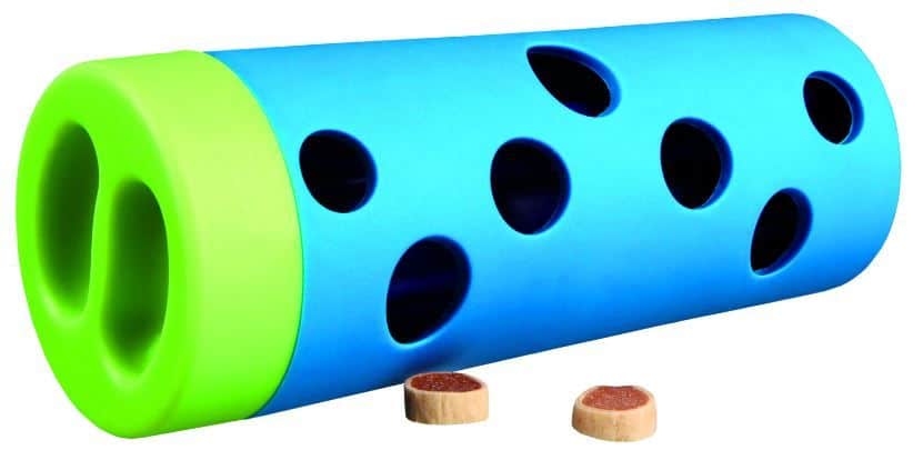 Jeu distributeur de friandises Snack Roll qui permet de stimuler les chiens et chats. 