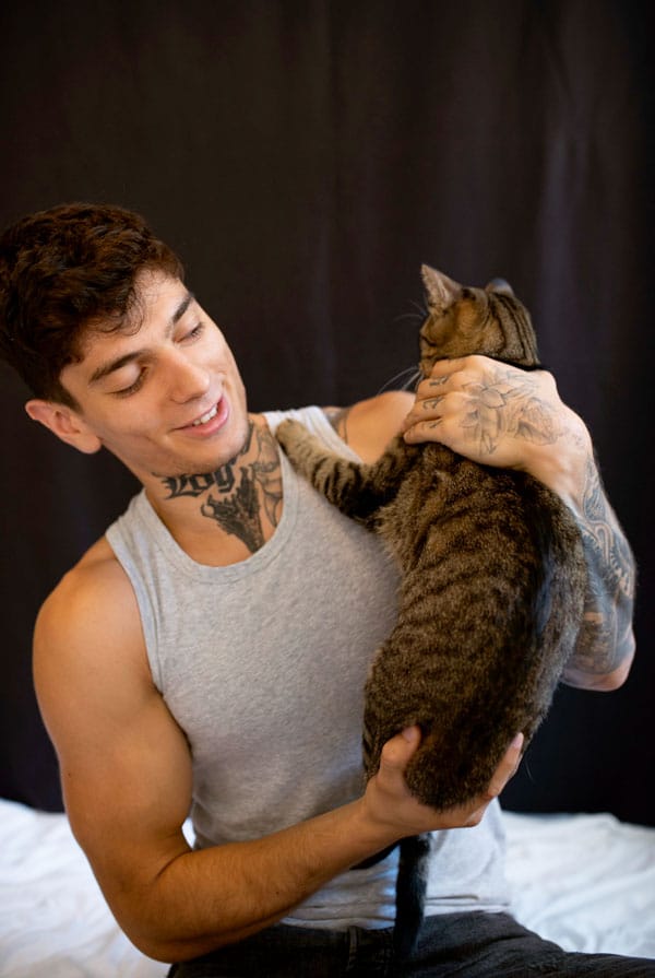 Prendre son chat par le cou est mauvais