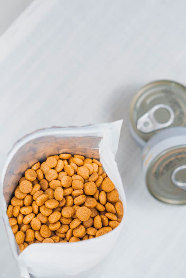 Sachet de croquettes composition