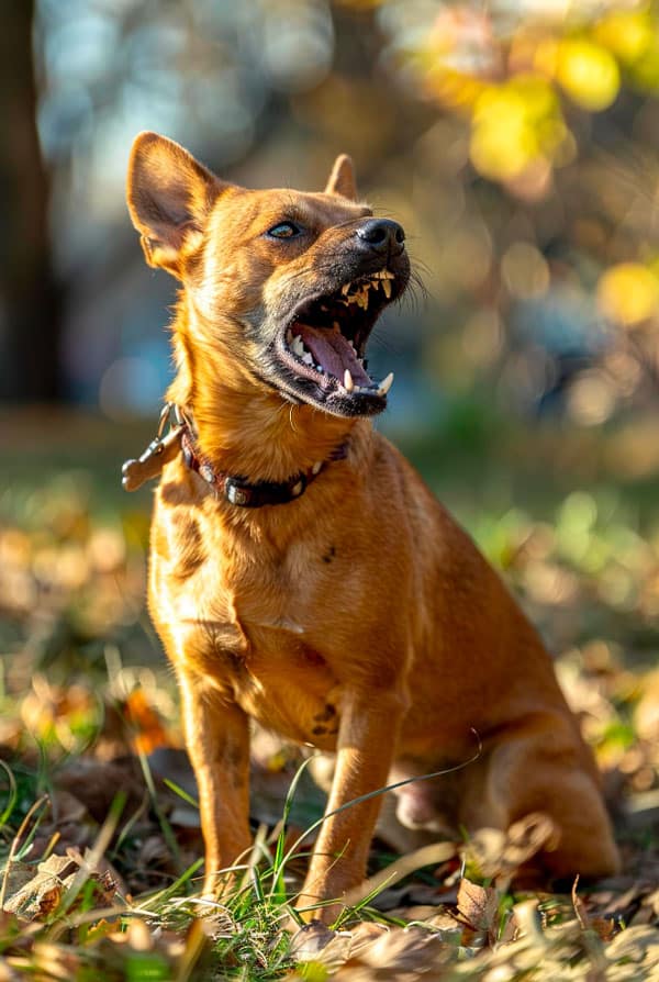 Chien ayant la rage